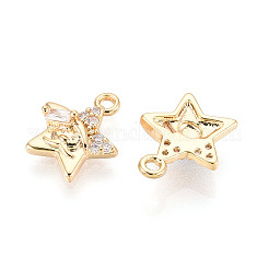 Латунные микро проложить кубического циркония подвески&nbsp;KK-N263-143A-G