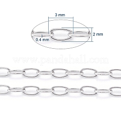 Chaînes de câbles en acier inoxydable 304 résistant au ternissement&nbsp;CHS-L024-013B