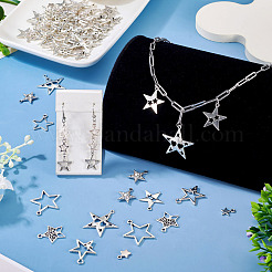 84 pz 14 stili pendenti in lega di zinco in stile tibetano&nbsp;FIND-TA0009-55