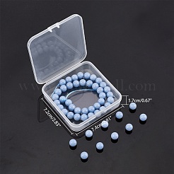 Chapelets de perles en angélite naturelle&nbsp;G-AR0001-81