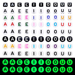 1000шт 40 стиля акриловые бусины&nbsp;MACR-TA0002-10