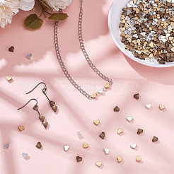 90шт 3 цвета латунные бусины&nbsp;KK-PH0011-88