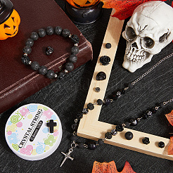 Наборы для самостоятельного изготовления эластичных браслетов в готическом стиле&nbsp;DIY-SC0030-44
