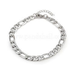 Figaro-Kettenarmbänder aus 304er Edelstahl für Damen&nbsp;BJEW-G757-15P
