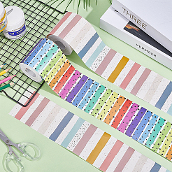 2 рулон 2 видов декоративных наклеек из мелованной бумаги&nbsp;DIY-AR0005-16
