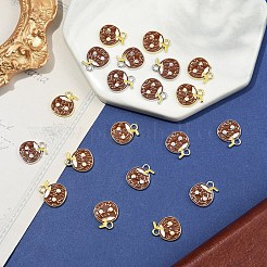 20 шт. подвески из двухцветного сплава кокосовой воды&nbsp;FIND-YW0011-69