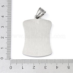 Ciondoli in acciaio inox 304&nbsp;LS-STAS-O008-01C