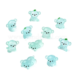40 pezzo di 8 stili di ornamenti in miniatura di koala luminosi&nbsp;DJEW-CJZ0001-005