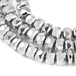 Chapelets de perles en verre électroplaqué&nbsp;GLAA-Q105-03U