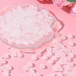 Прозрачные акриловый шар бисером&nbsp;FACR-R021-10mm-16