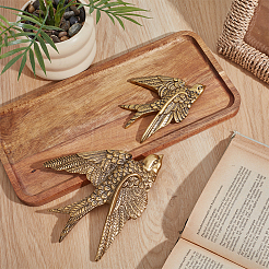 Figurines d'oiseaux aériens en résine&nbsp;DJEW-WH0016-66