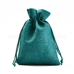 Juta imballaggio sacchetti borse coulisse&nbsp;ABAG-Q050-10x14-17