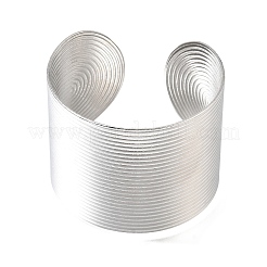 Brazaletes anchos texturizados de acero inoxidable 304 de 40 mm para mujer.&nbsp;SA-CBAB767-34P