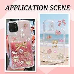 Schmucksets mit Imitationsperlen aus Kunststoff und ABS-Kunststoff sowie Acryl-Cabochons&nbsp;DIY-SC0033-95