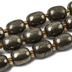 Природного пирита бисер нитей&nbsp;G-Z131-D01-02