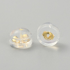 Dadi dell'orecchio della copertura del silicone dell'argento sterlina&nbsp;FIND-TAC0017-10G