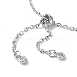 Изготовление регулируемого латунного браслета в виде мешочка макраме для держателя камня&nbsp;AJEW-JB01192-02