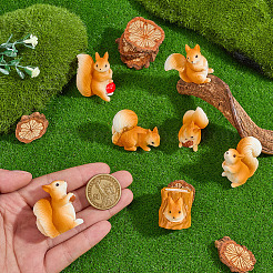 14 шт. 7 стиля декора из смолы&nbsp;DJEW-MA0001-03