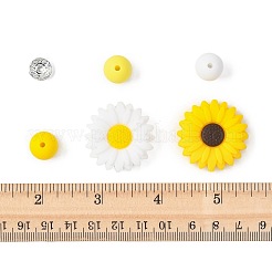 Kit fai da te di perline rotonde a forma di margherita&nbsp;DIY-FS0010-24A
