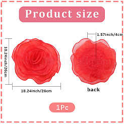 3d цветок полиэстер многослойный орнамент аксессуары&nbsp;FIND-WH20008-43A