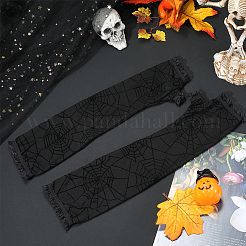 Длинные перчатки без пальцев из полиэстера и спандекса для женщин&nbsp;AJEW-WH20007-89A