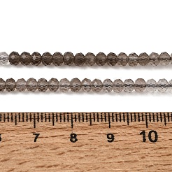 Brins de perles de quartz fumé naturel à dégradé&nbsp;GG-NH0017-A01
