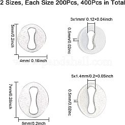 400 шт. 2 стиля подвесок-соединителей из нержавеющей стали 304&nbsp;STAS-CA0001-59