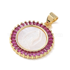Religion Messing Micro Pave Zirkonia Anhänger&nbsp;KK-L268-014G-A01