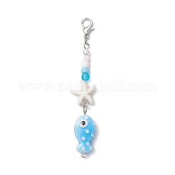 Decorazioni pendenti in porcellana fatte a mano&nbsp;HJEW-JM03211-02