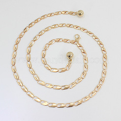 Chaînes de taille à maillons ovales en alliage&nbsp;WG68D7E-01