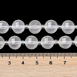 Hilos de abalorios de jade blanco natural&nbsp;G-G182-B21-05