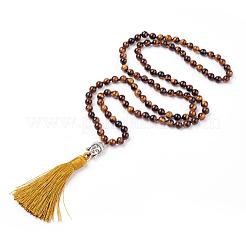 Collane ciondolo nappa&nbsp;NJEW-P191-A