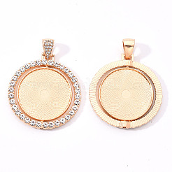 Сеттинги для кулона(кабошонов)&nbsp;Y-PALLOY-S107-005KC-RS