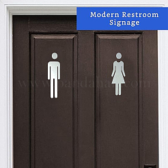 Акриловые наклейки для унитаза&nbsp;DIY-WH0569-66A-01