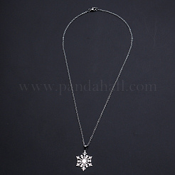 Collane con pendenti in acciaio inossidabile 201 anti-ossidazione&nbsp;NJEW-S105-JN723-45-1