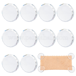 10 Stück Nagelkunst-Make-up-Palettenständer aus Glas&nbsp;MRMJ-WR0001-09