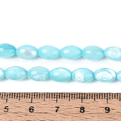 Hebras de cuentas de concha de trochus natural&nbsp;SHEL-K006-19-01B