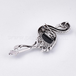 Броши / подвески из ракушек морского ушка / пауа&nbsp;RESI-S376-20C