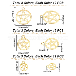 108pcs 9 pendentifs en alliage de zinc de style&nbsp;FIND-PH0004-23