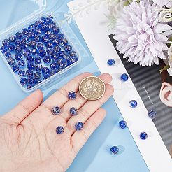 Светящиеся бусины лэмпворк из золота и песка ручной работы&nbsp;LAMP-NB0001-79D