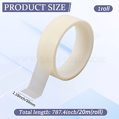 Rubans adhésifs transparents en plastique PP de 20 m&nbsp;AJEW-WH20054-368A