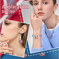 18 шт. подвески из сплава в честь Дня независимости&nbsp;ENAM-SC0004-45