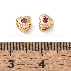 Perles en laiton magenta et zircone cubique Shegrace&nbsp;XGRQ4H982-681G-B