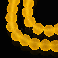 Abalorios de vidrio transparente hebras&nbsp;GLAA-T032-T4mm-MD11