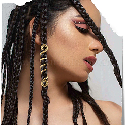 6 шт. 3 стиля манжеты из сплава для волос&nbsp;OHAR-SC0001-11A