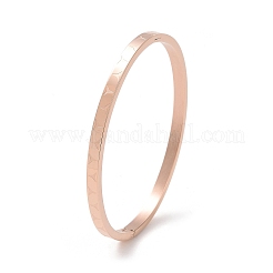 Juego de 3 pulsera ranurada de acero inoxidable 304 de 3 colores&nbsp;BJEW-F464-10