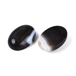 Natürliche gebänderte Achat-Cabochons (gefärbt und erhitzt)&nbsp;G-N361-05A-01