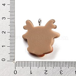 Подвески из непрозрачной смолы на рождественскую тематику&nbsp;LS-RESI-F054-A13