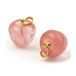 Вишневое кварцевое стекло учитель яблоко подвески&nbsp;G-Z022-02M-G