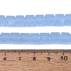 Chapelets de perles en verre imitation jade&nbsp;GLAA-R041-8x8mm-B06